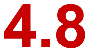 4.8 five star reviews trusted customers 